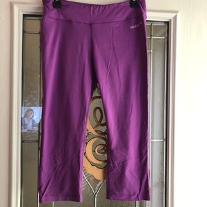 Baleaf Pants - Baleaf Size Large Purple Cropped Workout Leggings Baleaf Pants - Baleaf Size Large Purple Cropped Workout Leggings